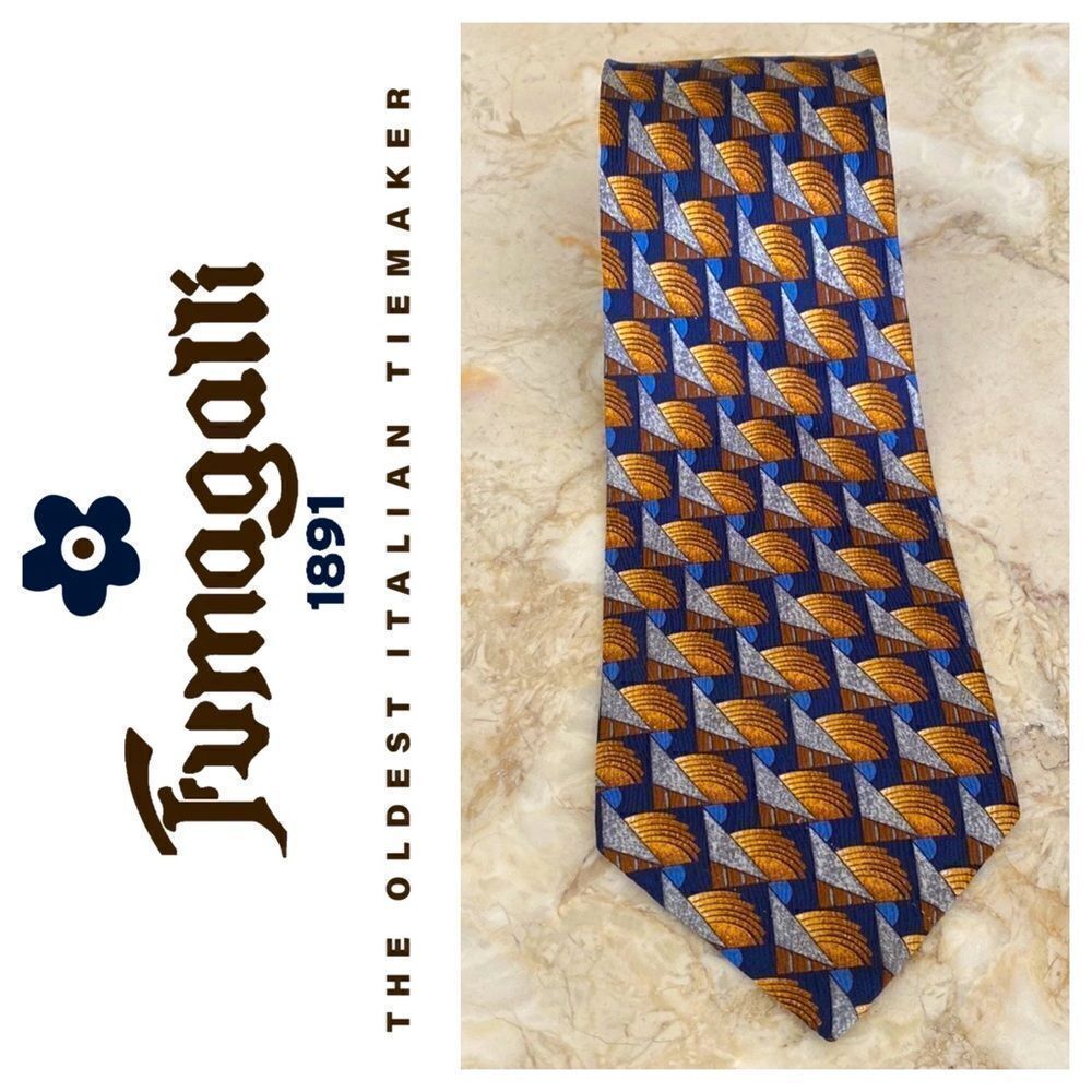 Vintage Fumagalli 100% Silk Tie